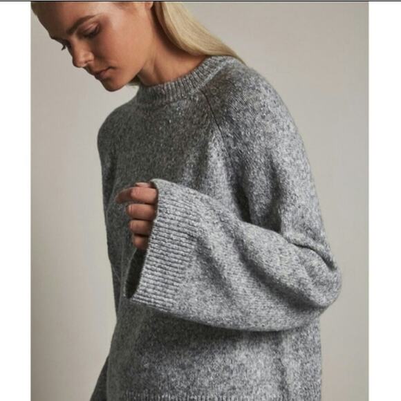 Adriano Goldschmied Pullover Gray Noel Sweater Med - Picture 2 of 5